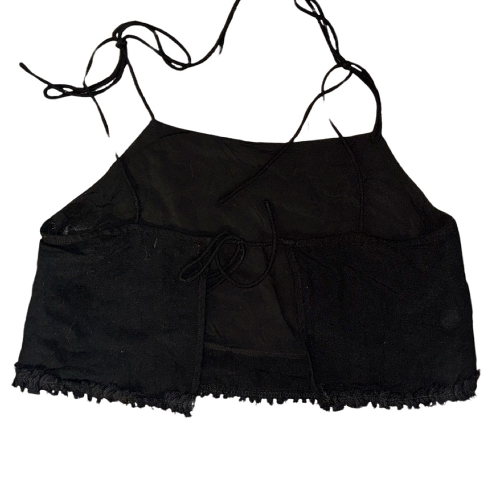 Small Open Back Crop Top